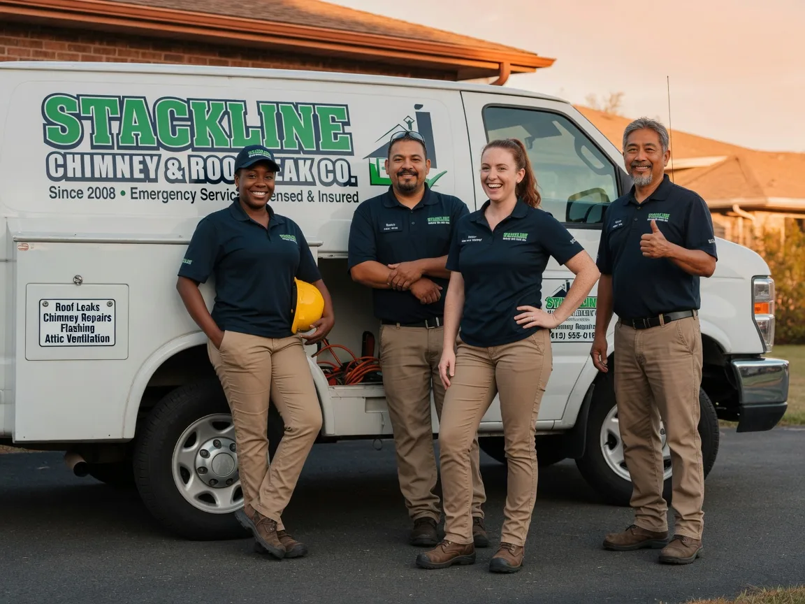 Chimney flashing repair company in Perkins, MI